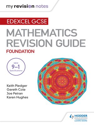 cover image of Edexcel GCSE Maths Foundation